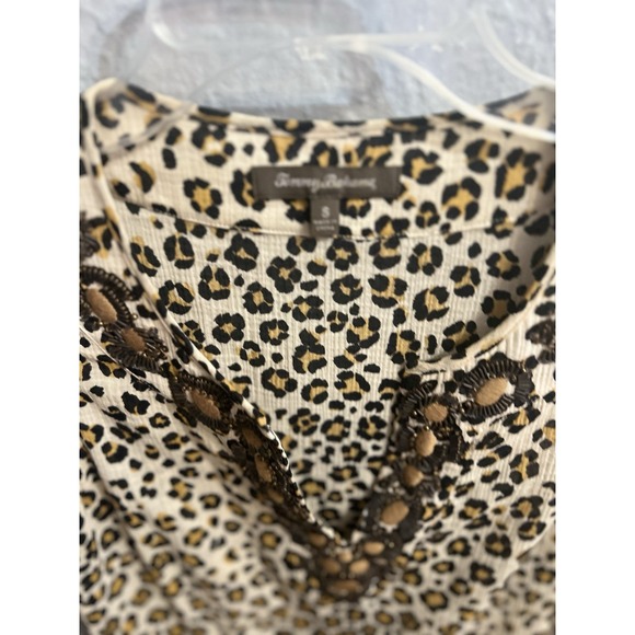 Tommy Bahama Animal Print Shirt Sleeveless Women Size Small - Picture 4 of 6